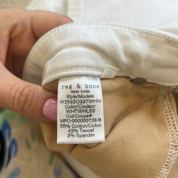 RAG & BONE Ripped White Jeans - Picture 8 of 8